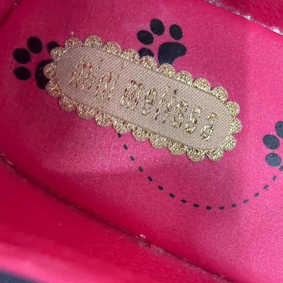 Mini Melissa Ultragirl II shoes 6 Cheshire Cat toddler youth slip on mary jane - Picture 4 of 8